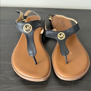 Michael Kors Women’s Black and Tan Sandals